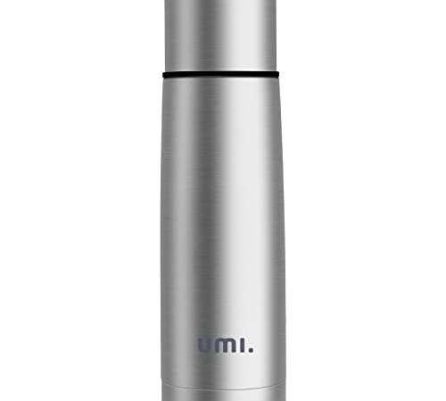 Amazon Brand - Umi Thermoskanne Thermosflasche 750ml,18/8 Edelstahl Thermobecher Trinkflasche, doppelwandige vakuumisolierte Isolierflasche,Auslaufsicher BPA-frei Heißwasserflasche für Kaffee,Tee