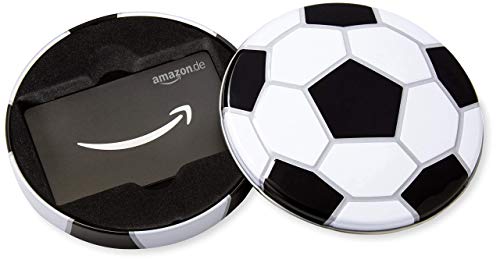 Amazon.de Geschenkkarte in Geschenkbox (Fussball)