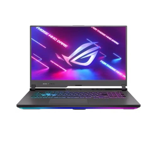 ASUS ROG Strix G17 Laptop (17,3 Zoll, 360Hz/3ms FHD 1920x1080) Notebook (AMD R7-6800H, 16GB RAM, 512GB SSD, NVIDIA RTX 3060 6GB GDDR6, Win 11H) Eclipse Grau/QWERTZ