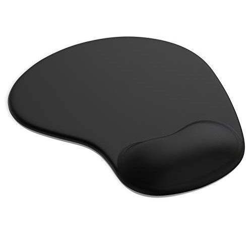 Gel Mauspad ergonomische Handgelenkauflage - Office Komfort Mousepad - Handgelenkpolster Handauflage - Gelkissen Gelpolster - Maus und Tastatur - abwaschbar - für Computer Laptop Notebook