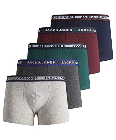 JACK & JONES Male Boxershorts 5er-Pack