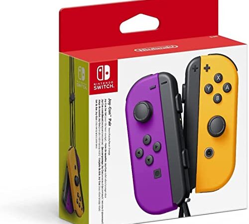 Nintendo Joy-Con 2er-Set, neon-lila/neon-orange