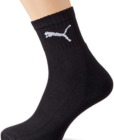 PUMA Herren Short Crew Socks Frotteesohle 12er Pack Sportsocken, Schwarz, 43-46