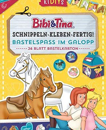 Schnippeln – Kleben – Fertig! Bibi & Tina - Bastelspaß im Galopp: 26 Blatt Bastelkarton (kiDIYs)