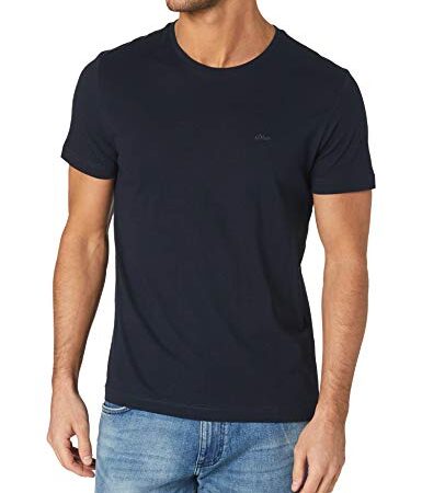 s.Oliver Herren 03.899.32.5049 T Shirt, Dark Blue, XL EU
